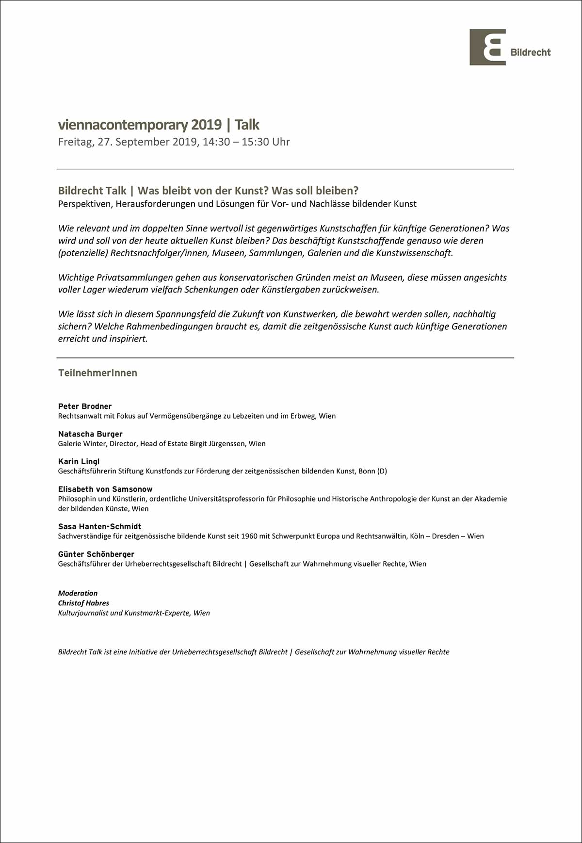 viennacontemporary, Nachlese