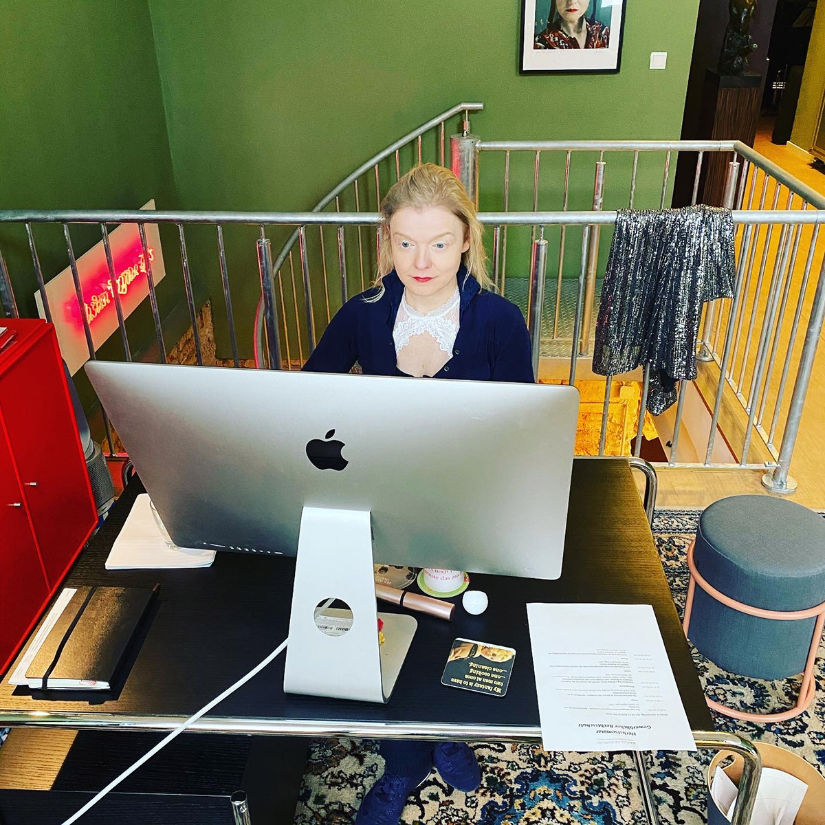 Sasa Hanten-Schmdt beim Webinar