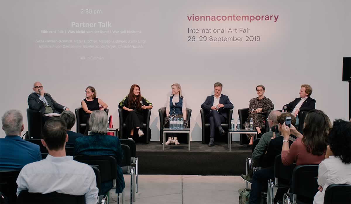 Panel Bildrechttalk Vienna Contemporary 2019